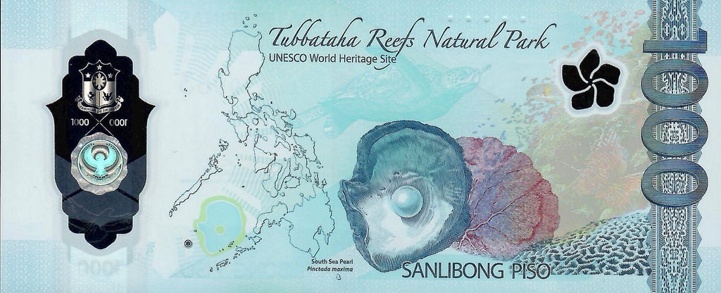 Philippines AA start prefix 1000 piso 2022 polymer B1108a UNC