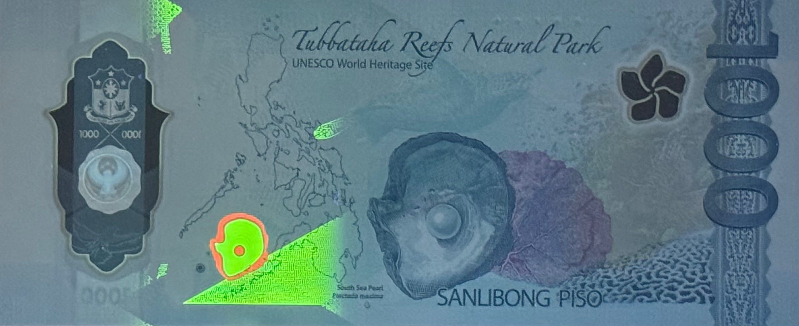 Philippines AA start prefix 1000 piso 2022 polymer B1108a UNC