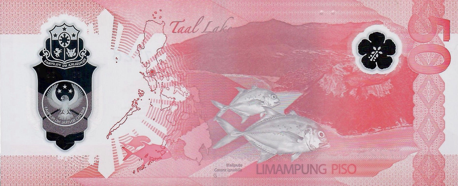 Philippines AA start prefix 50 piso 2025 polymer B1105b UNC